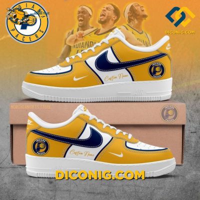 NBA Indiana Pacers Air Force 1 Custom Shoes Edition Limited DICONIG FASHION