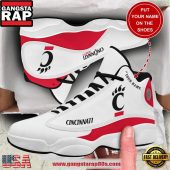 NCAA Cincinnati Bearcats Custom Name White Air Jordan 13 Shoes Running Sneakers For Men And Women