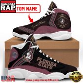 NCAA Florida State Seminoles Custom Name Garnet Black Air Jordan 13 Shoes Running Sneakers