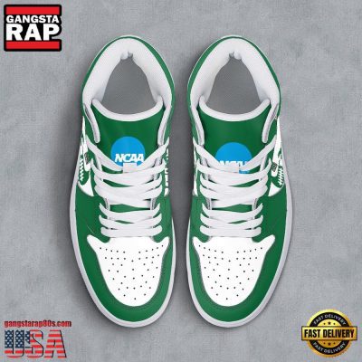 NCAA Marshall Thundering Herd Grunge Style Custom Name Air Jordan 1 Hightop Shoes