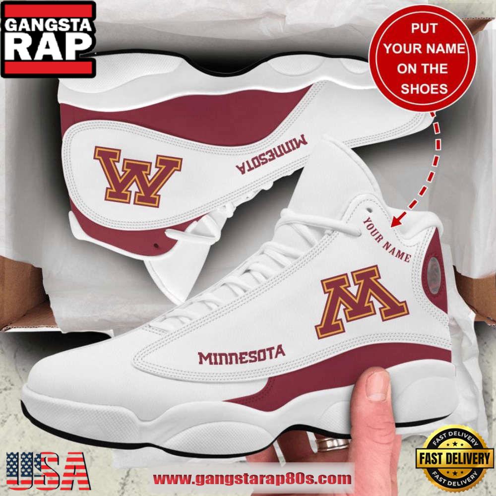 NCAA Minnesota Golden Gophers Custom Name Air Jordan 13 Shoes Running Sneakers NCAA Minnesota Golden Gophers Custom Name Air Jordan 13 Shoes Running Sneakers