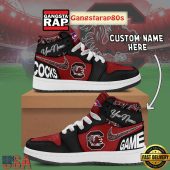 NCAA South Carolina Gamecocks Custom Name Air Jordan 1 Shoes Running Sneakers
