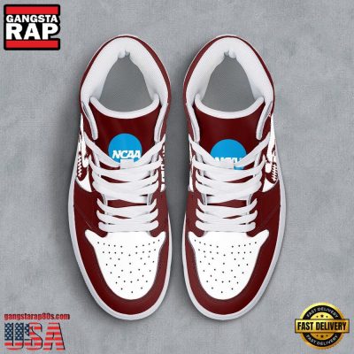 NCAA Texas A&ampM Aggies Grunge Style Custom Name Air Jordan 1 Hightop Shoes