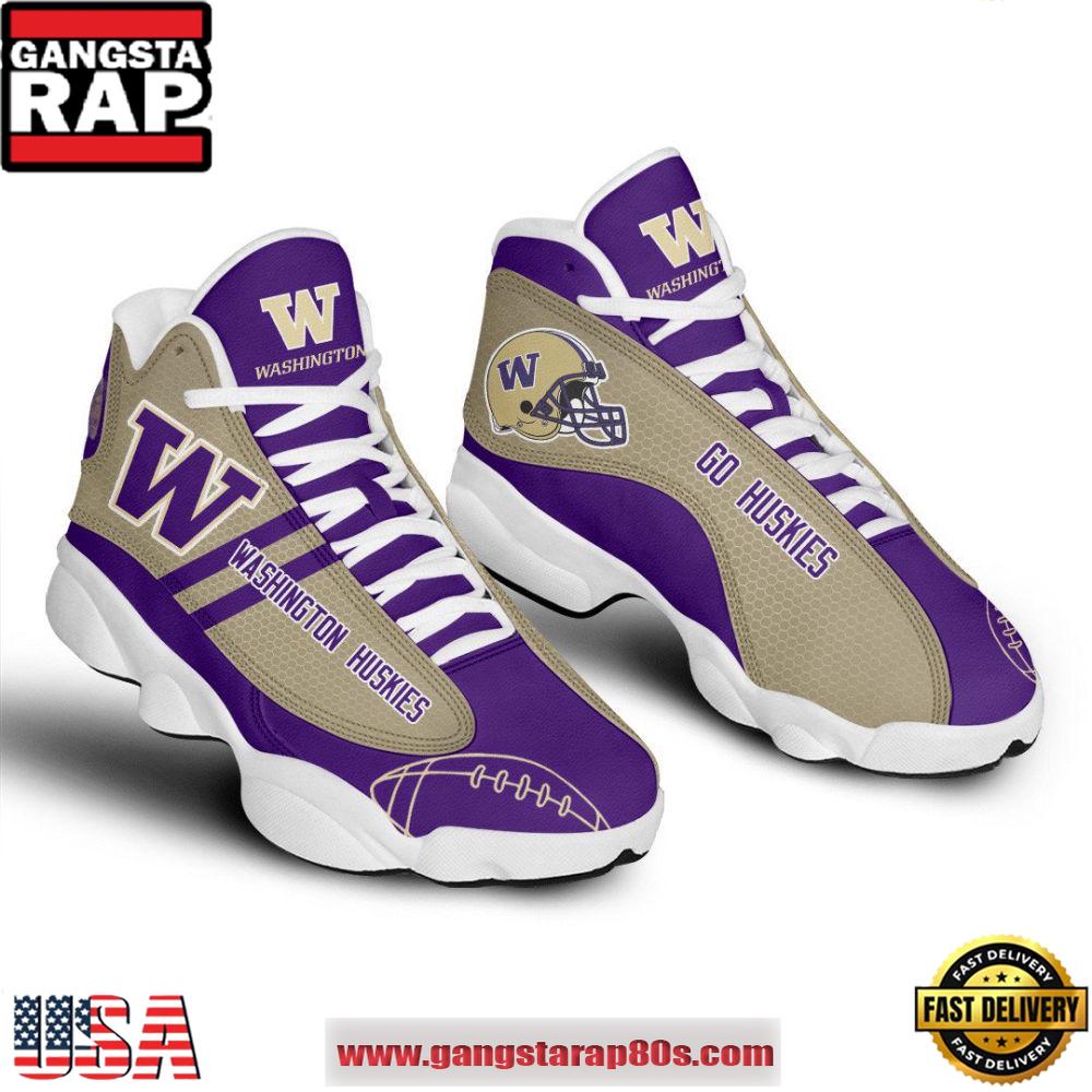 NCAA Washington Huskies Purple Gold Air Jordan 13 Shoes Running Sneakers NCAA Washington Huskies Purple Gold Air Jordan 13 Shoes Running Sneakers