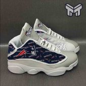 New England Patriots Air Jordan 13nfl Big Logo Football Team White Black J13 Shoes Type06 1.jpg - demo10