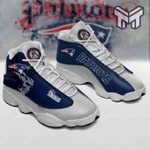 New England Patriots Air Jordan 13nfl Fans Sport White Black J13 Shoes Type02.jpg - demo10