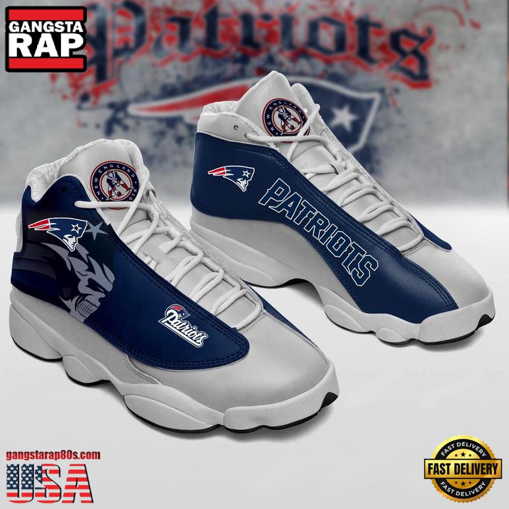 NFL New England Patriots Ver 3 Air Jordan 13 Sneaker NFL New England Patriots Ver 3 Air Jordan 13 Sneaker