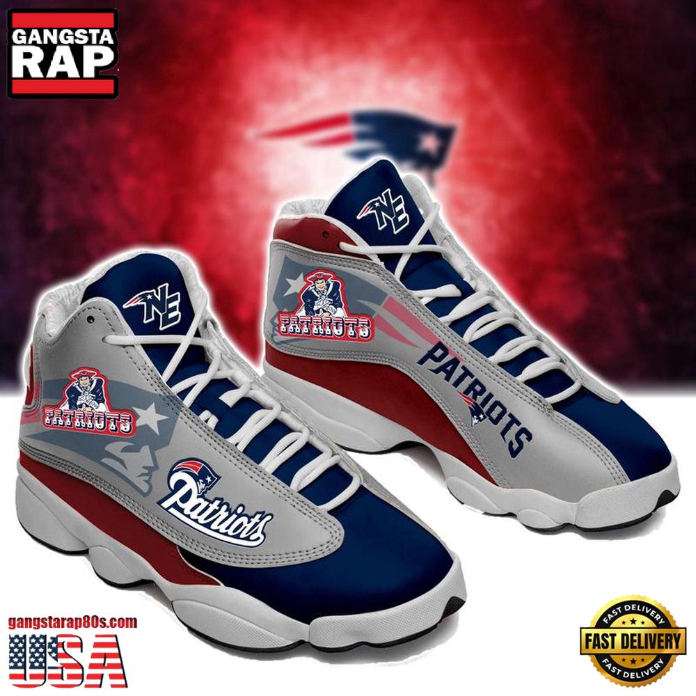 NFL New England Patriots Ver 4 Air Jordan 13 Sneaker NFL New England Patriots Ver 4 Air Jordan 13 Sneaker