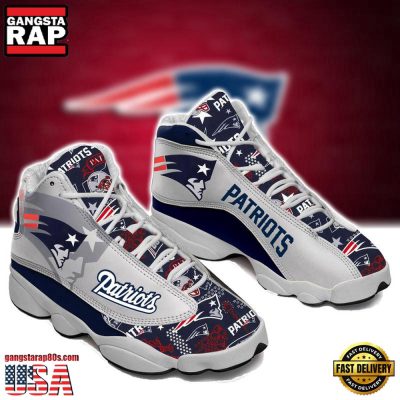 New England Patriots NFL Ver 9 Air Jordan 13 Sneakers Shoes