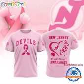 New Jersey Devils 2025 NHL Pink Breast Cancer Awareness All Over Print Shirt
