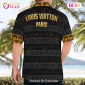 New Louis Vuitton Black Mix Gold Trending 2023 Hawaiian Shirt Beach Shorts 3 8ymkq.jpg - demo10
