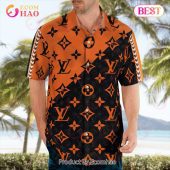 New Louis Vuitton Black Mix Orange Hot Color Summer 2023 Hawaiian Shirt Beach Shorts 2 Rfdqi.jpg - demo10