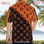 New Louis Vuitton Black Mix Orange Hot Color Summer 2023 Hawaiian Shirt Beach Shorts 3 I5uli.jpg - demo10