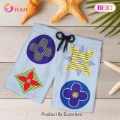 New Louis Vuitton Flower Hot Summer Hawaiian Shirt & Beach Shorts Sizzling - demo10