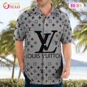 New Louis Vuitton Grey Color Hawaiian Shirt & Beach Shorts Royal Pic Of Yours - demo10