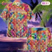 New Louis Vuitton Mickey Mouse Full Color Hawaiian Shirt Beach Shorts 1 Fapne.jpg - demo10