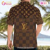 New Louis Vuitton Paris Brown Color Hawaiian Shirt Beach Shorts 3 8jhku.jpg - demo10