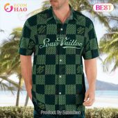 New Louis Vuitton Paris Green Color Hawaiian Shirt Beach Shorts 2 V8ecm.jpg - demo10