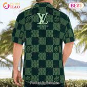 New Louis Vuitton Paris Green Color Hawaiian Shirt Beach Shorts 3 Nyzbu.jpg - demo10
