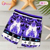 New Louis Vuitton Printing Pattern Hawaiian Shirt Beach Shorts 5 Vl8ol.jpg - demo10