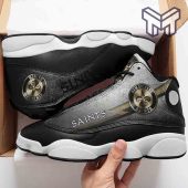 New Orleans Saints Air Jordan 13nfl Fans Sport Shoes Team White Black J13 Shoes.jpg - demo10