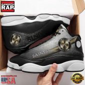 NFL New Orleans Saints New Design Air Jordan 13 Running Sneakers Shoes