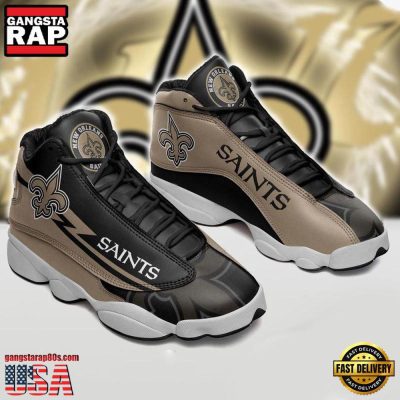 New Orleans Saints NFL Ver 2 Air Jordan 13 Sneakers Shoes