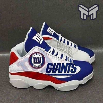 New York Giants Air Jordan 13,Nfl Football Teams Big Logo Sneaker 35 Gift For Lover