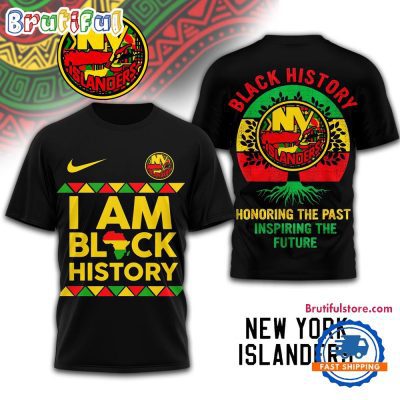 New York Islanders 2026 NHL Black History Limited Edition 3D Shirt