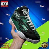 NFL New York Jets Team New Design Air Jordan 13 Running Sneakers Shoes For Fans