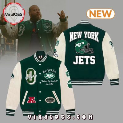 New York Jets October's Very Own NFL Winter Baseball Jacket