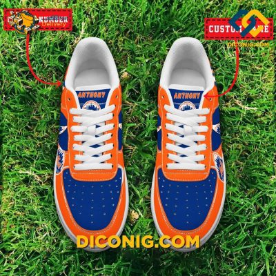 New York Mets Custom Shoes MLB Air Force 1 DICONIG FASHION