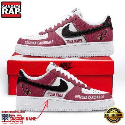 NFL Arizona Cardinals New Design Custom Air Force 1 Running Sneakers Shoes