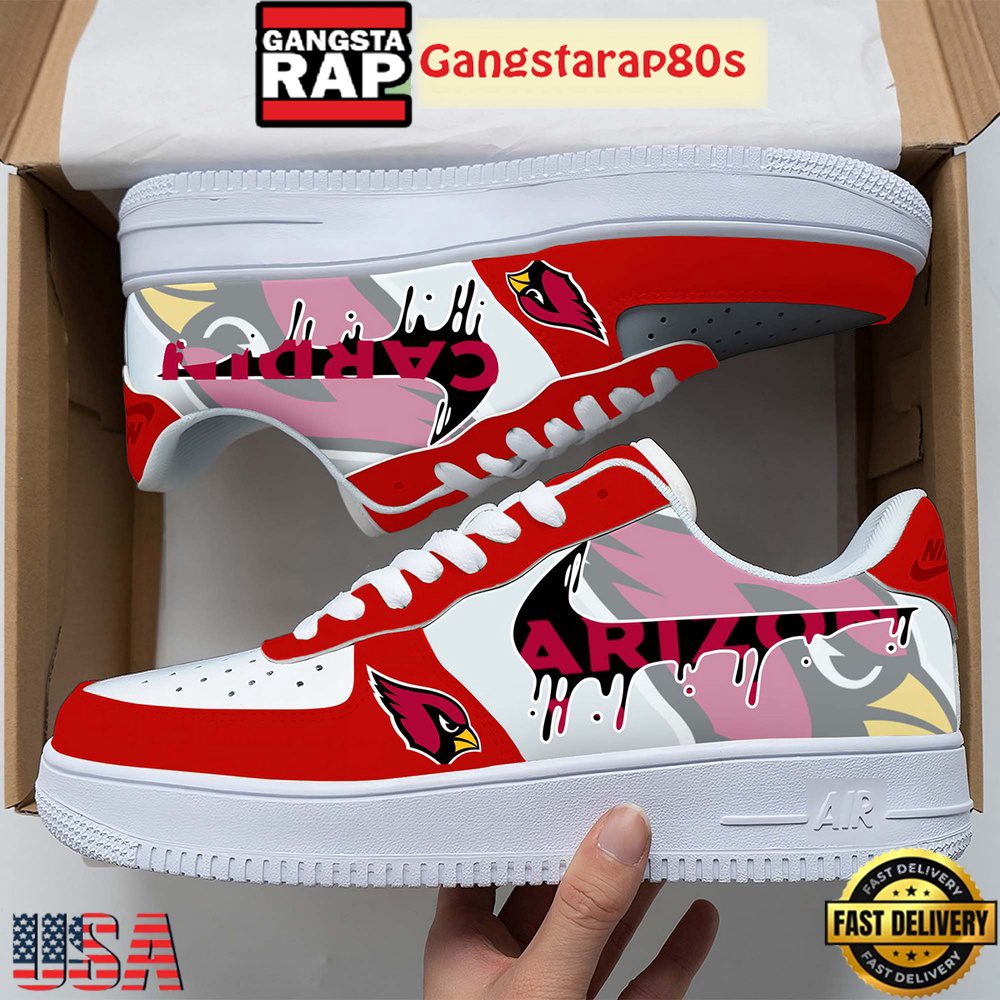 NFL Arizona Cardinals Team Logo Unique Air Force 1 Shoes Running Sneakers NFL Arizona Cardinals Team Logo Unique Air Force 1 Shoes Running Sneakers