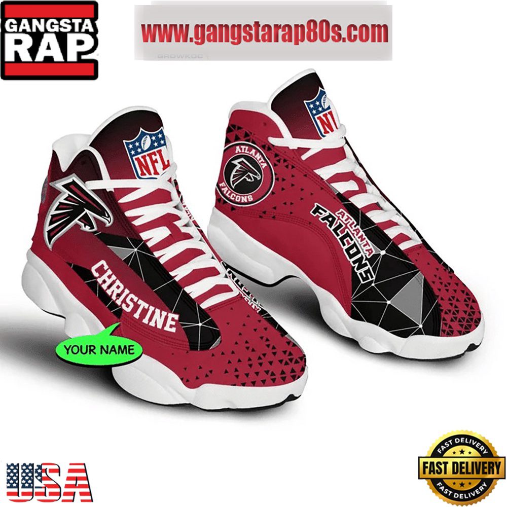 NFL Atlanta Falcons Personalized Air Jordan 13 Sport Shoes NFL Atlanta Falcons Personalized Air Jordan 13 Sport Shoes