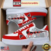 NFL Atlanta Falcons Team Logo Unique Air Force 1 Shoes Running Sneakers
