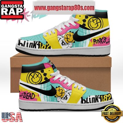Blink-182 Punks Not Dead Yet Air Jordan 1 Sneakers Shoes