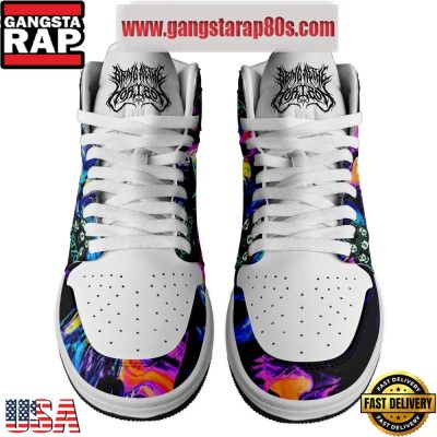 Bring Me The Horizon Love Umbrella Air Jordan 1 Sneakers Shoes