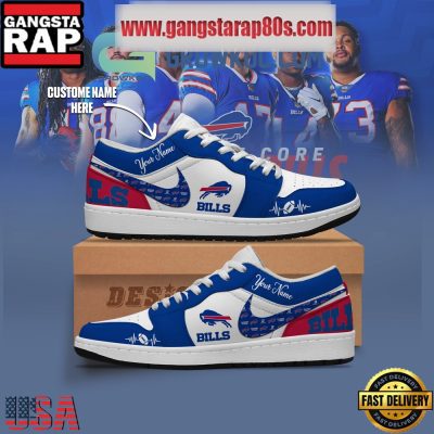 Buffalo Bills Personalized Air Jordan 1 Sneakers Shoes