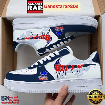 NFL Buffalo Bills Team Logo Unique Air Force 1 Shoes Running Sneakers