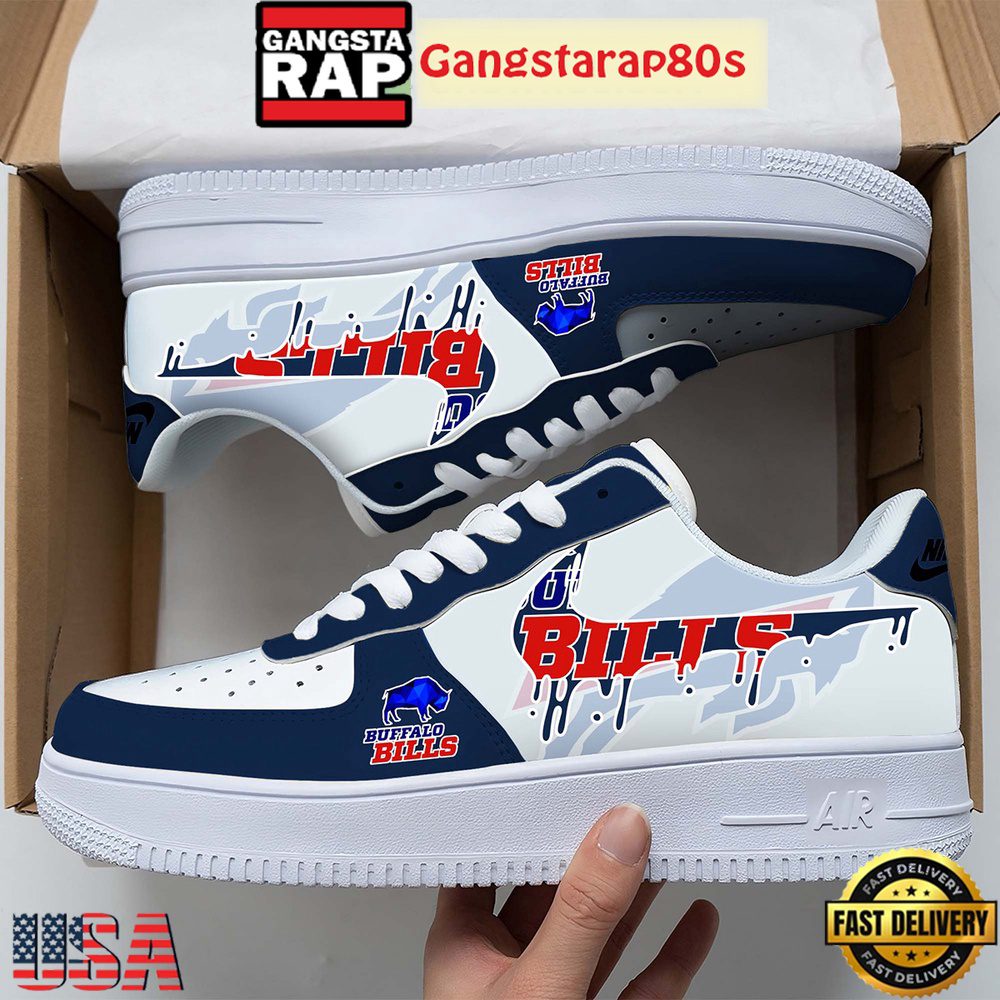 NFL Buffalo Bills Team Logo Unique Air Force 1 Shoes Running Sneakers NFL Buffalo Bills Team Logo Unique Air Force 1 Shoes Running Sneakers