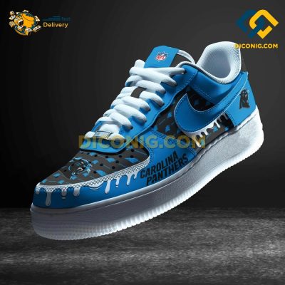 NFL Carolina Panthers Air Force 1 Custom Shoes DICONIG FASHION