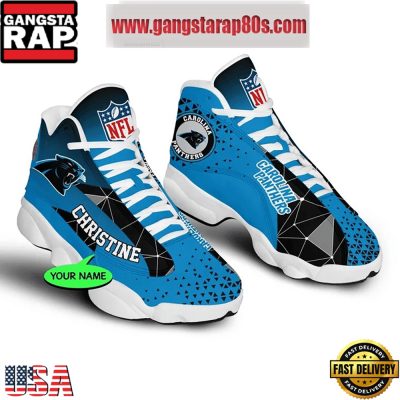 NFL Carolina Panthers Personalized Air Jordan 13 Sport Shoes