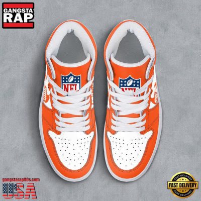 NFL Cincinnati Bengals Grunge Style Custom Name Air Jordan 1 Running Sneakers Shoes
