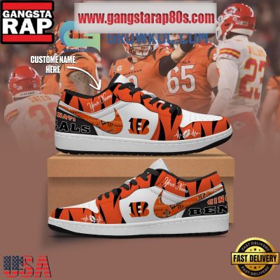 Cincinnati Bengals Personalized Air Jordan 1 Sneakers Shoes