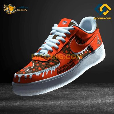 NFL Cleveland Browns Air Force 1 Custom Shoes DICONIG FASHION