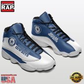 NFL Dallas Cowboys Black New Design Air Jordan 13 Running Sneakers Shoes