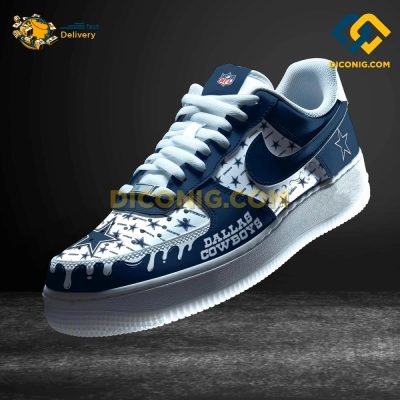 NFL Dallas Cowboys Air Force 1 Custom Shoes DICONIG FASHION