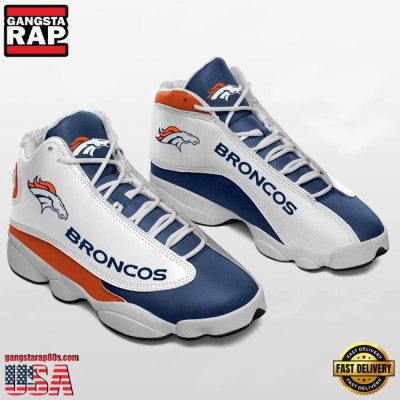 NFL Denver Broncos Football Team Air Jordan 13 Sneakers Shoes Shoes