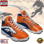 NFL Denver Broncos Orange Air Jordan 13 Sneakers Shoes Shoes